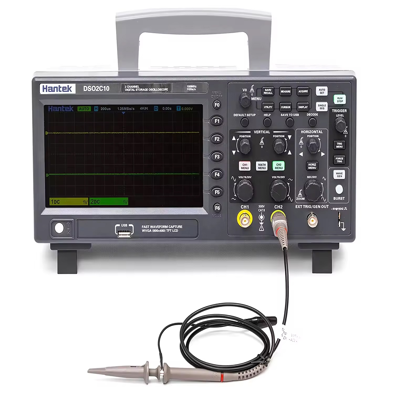 Digital Storage Oscilloscope 100Mhz - DSO2C10 DSO2C15 DSO2C10 2 Channel Digital