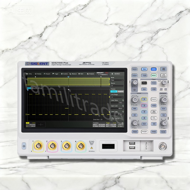 Digital Storage Oscilloscope 100Mhz - 1PC SIGLENT SDS2104X PLUS 4-Ch 100MHz