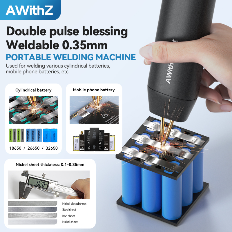 Spot Welder 18650 Battery Pack - Awithz Portable Battery Spot Welder DIY