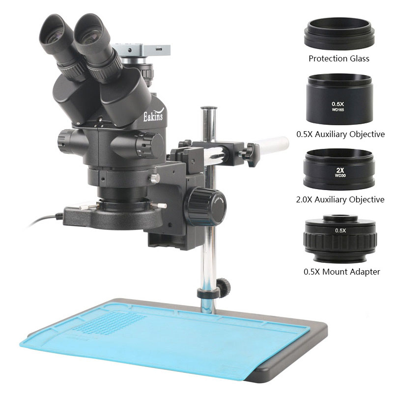 Stereo Trinocular Microscope Pcb - 37MP 1080P USB USB Video Camera