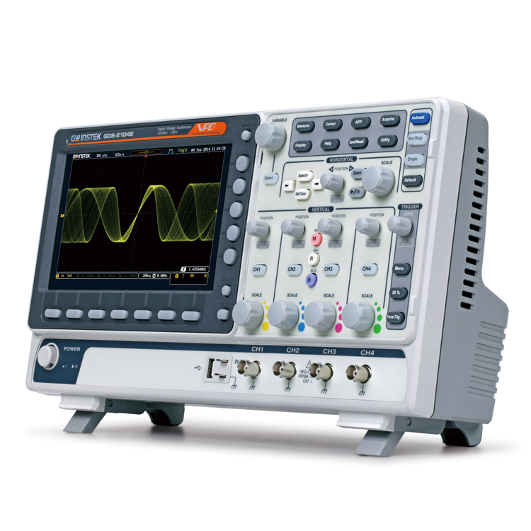 Digital Storage Oscilloscope 100Mhz - Gwinstek GDS-2000E Series GDS-2204E 200MHz/100MHz Digital