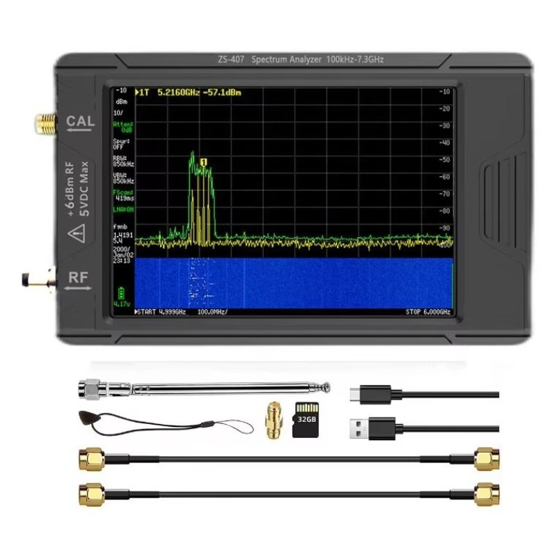 ZS-406/ZS-407 4-inch Screen Ha - đánh giá và giá Signal Generator Spectrum Analyzer
