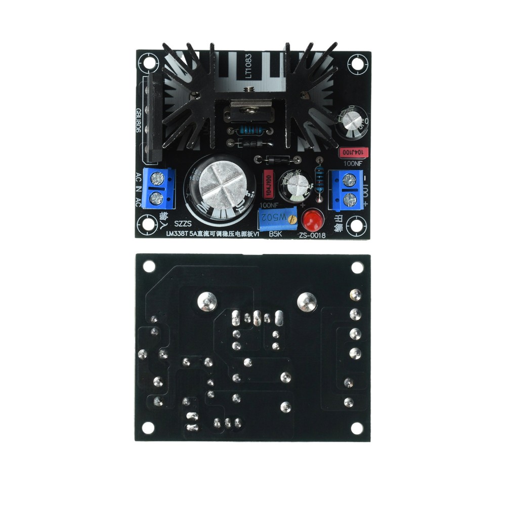 LM338T Linear Adjustable Volta - đánh giá và giá Linear Lab Power Supply Adjustable