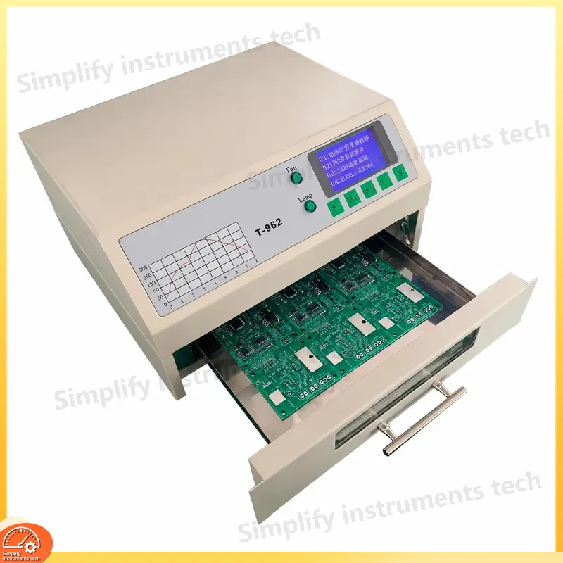 T962 Reflow Oven 110V 220V Inf - đánh giá và giá Reflow Oven Pcb T962