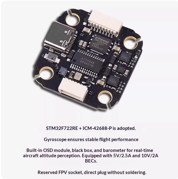 JHEMCU F722 NOXE F7 Flight Con - đánh giá và giá Fpv Flight Controller F7 Stack 60A