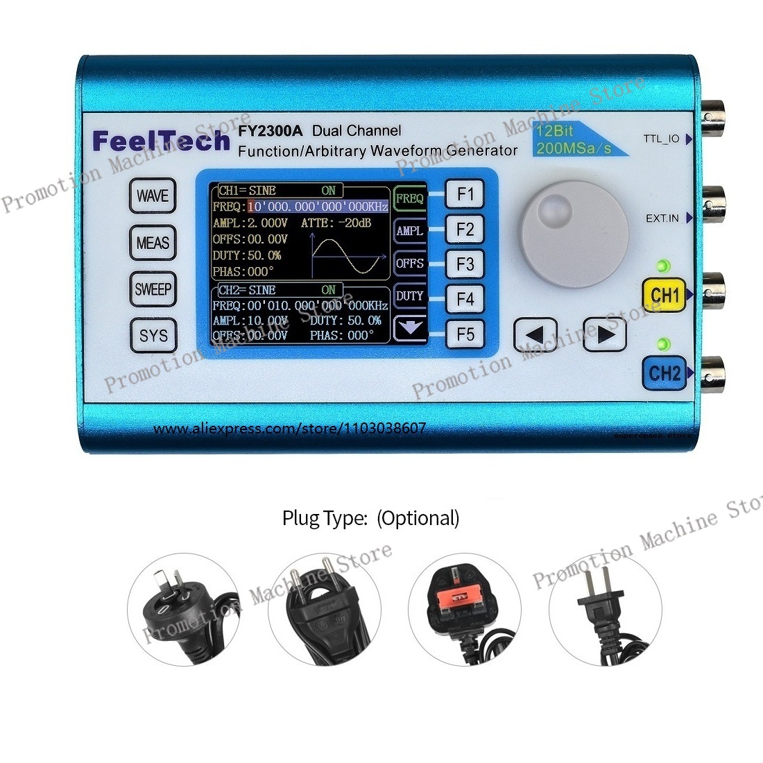 FY2300 12MHz 20MHz DDS Functio - đánh giá và giá Function Arbitrary Waveform Generator