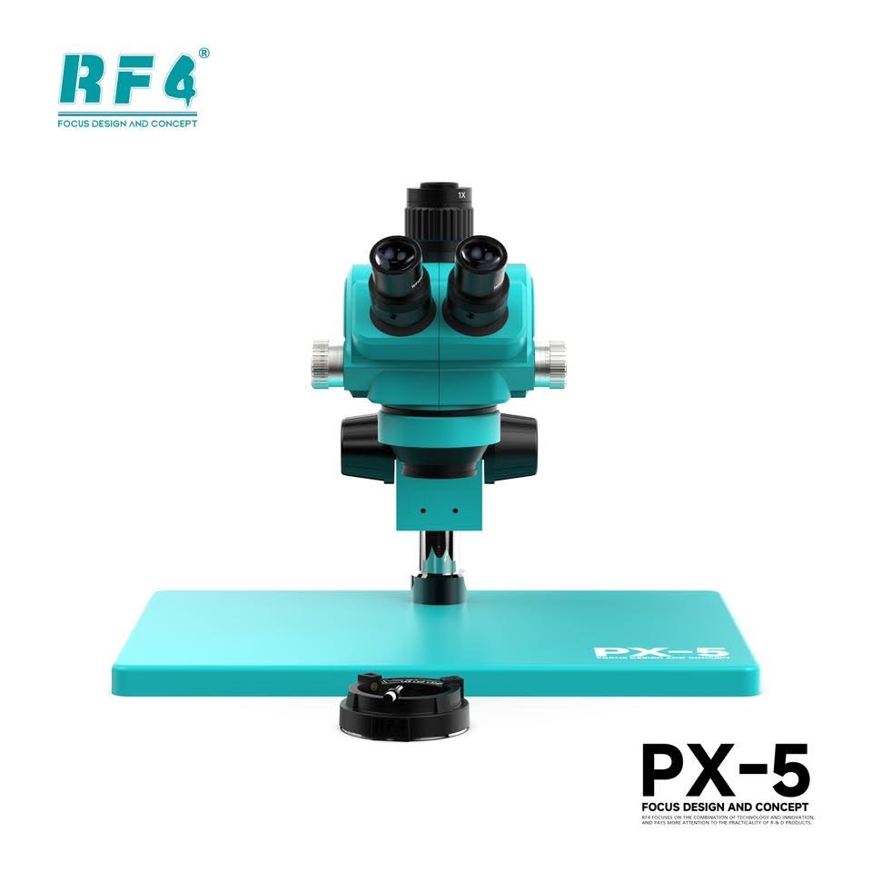 RF4 Stereo Trinocular Microsco - đánh giá và giá Stereo Trinocular Microscope Pcb