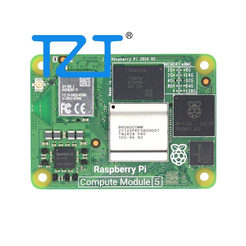 TZT Compute Module 5 Bluetooth - đánh giá và giá Raspberry Pi 5 8Gb Kit