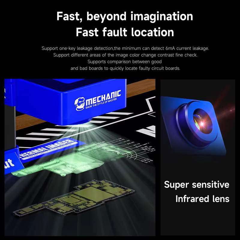 Mechanic iScout 3D Thermal Ima - đánh giá và giá Thermal Imaging Camera Pcb Repair