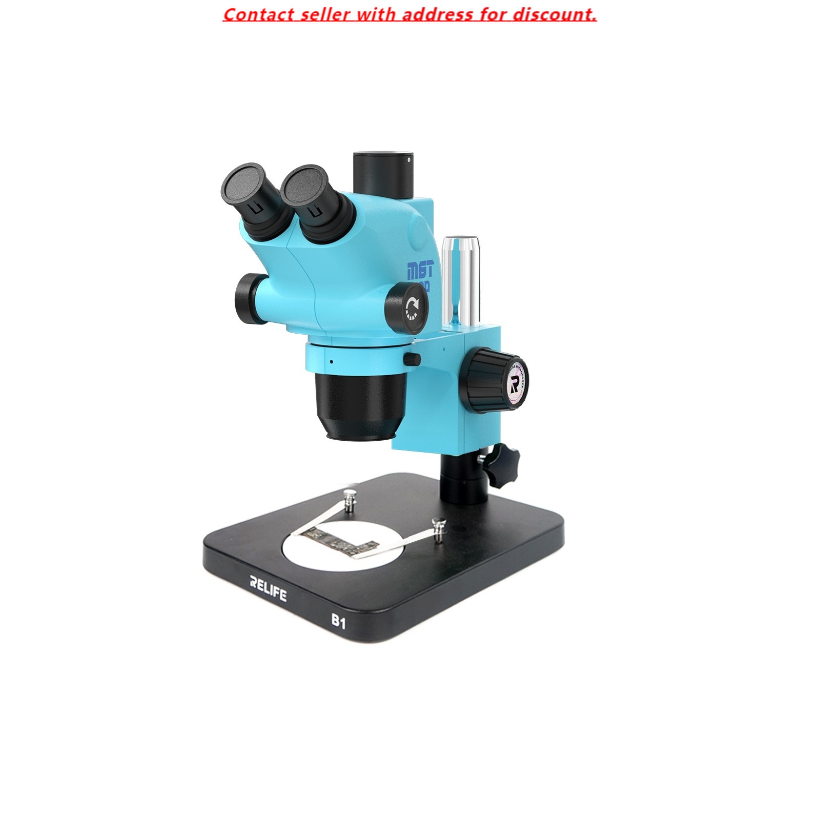 RELIFE RL-M6T Pro-B1 Trinocula - đánh giá và giá Stereo Trinocular Microscope Pcb