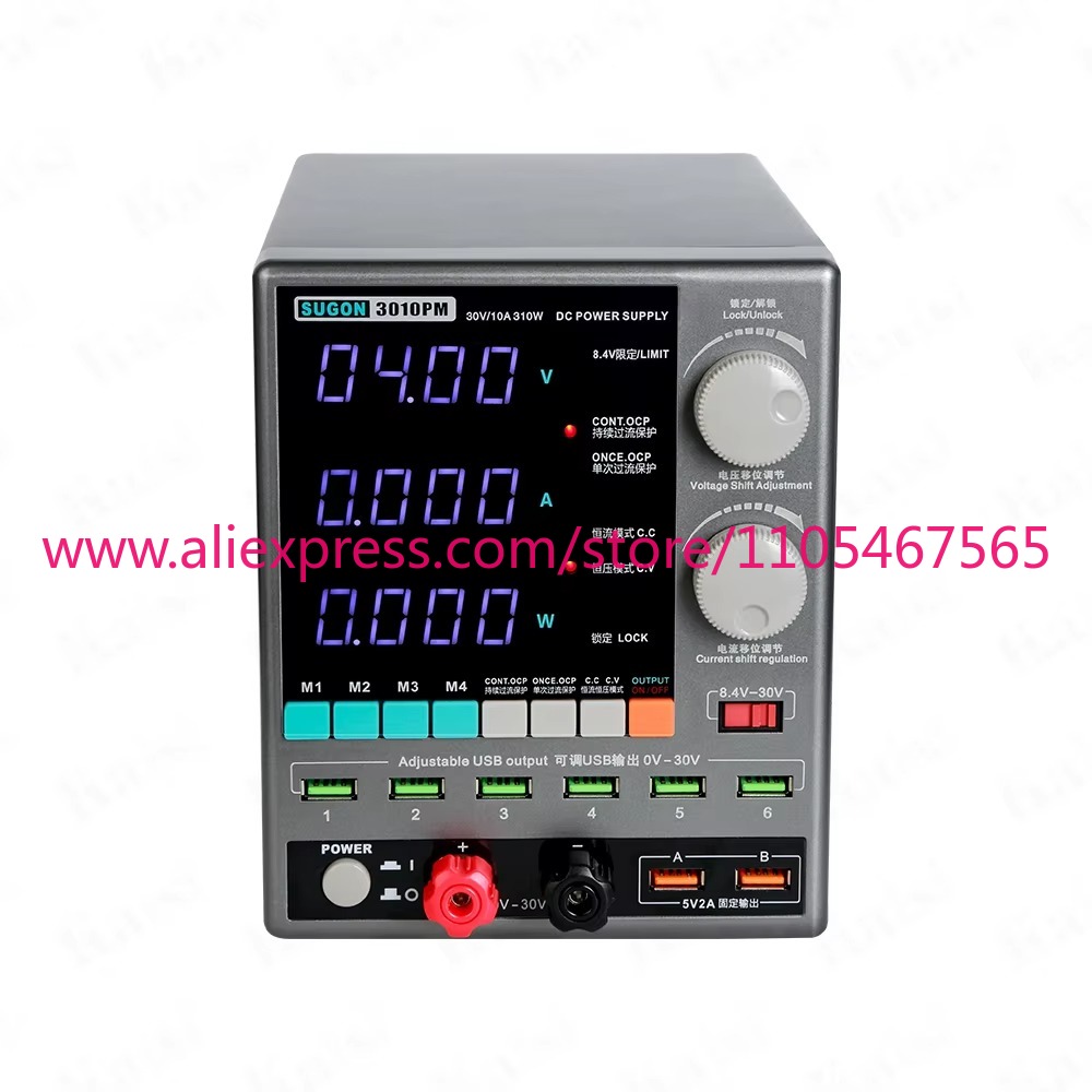 1Pcs 3010PM regulated DC power - đánh giá và giá Linear Lab Power Supply Adjustable