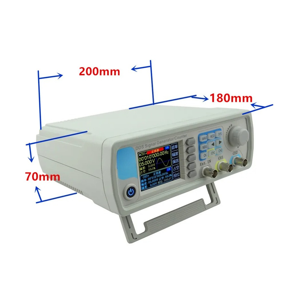 JDS6600 Series 15/30/40/50MHZ  - đánh giá và giá Function Arbitrary Waveform Generator
