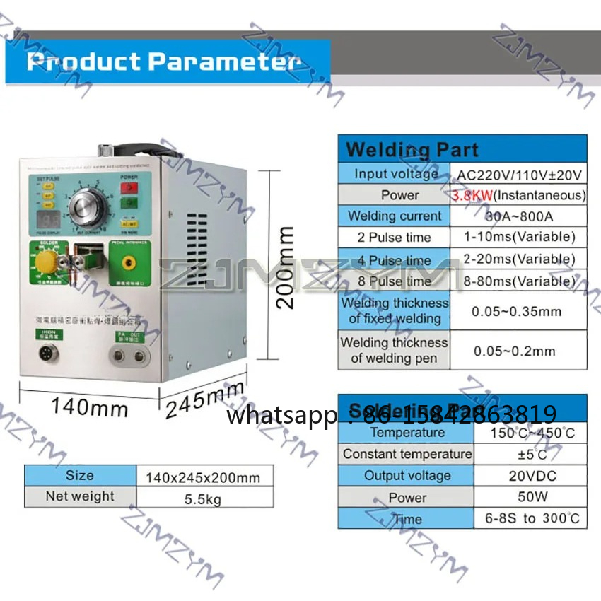 3.2KW Pulse Induction Automati - đánh giá và giá Spot Welder 18650 Battery Pack