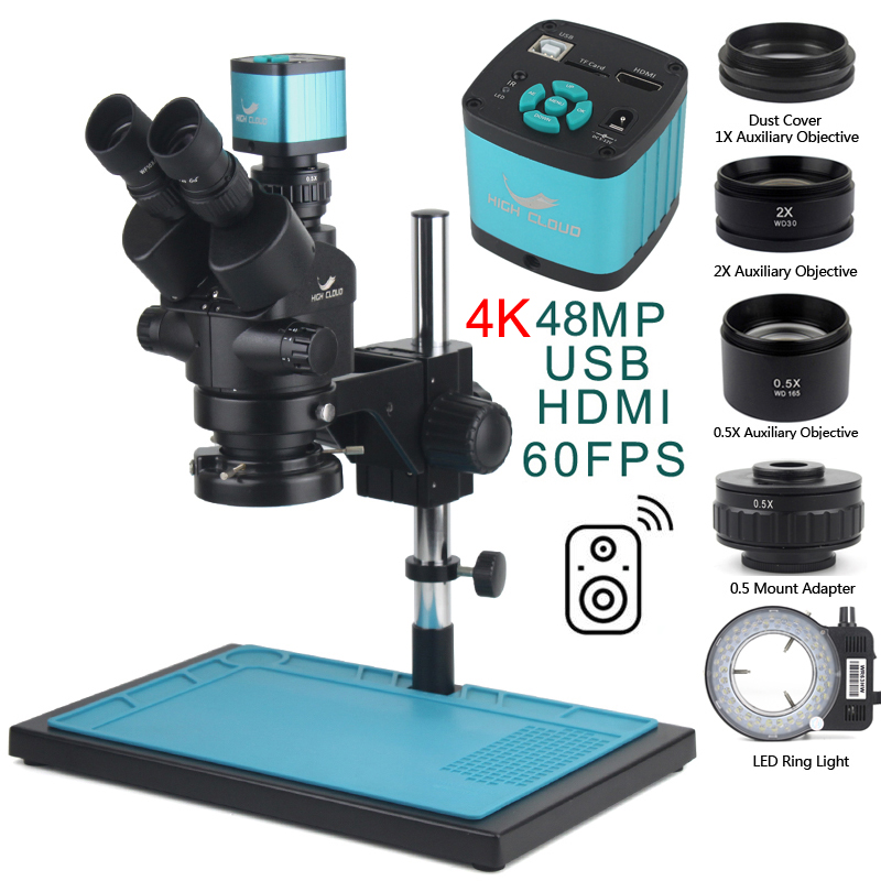 3.5X-90X Simul-Focal Stereo Tr - đánh giá và giá Stereo Trinocular Microscope Pcb