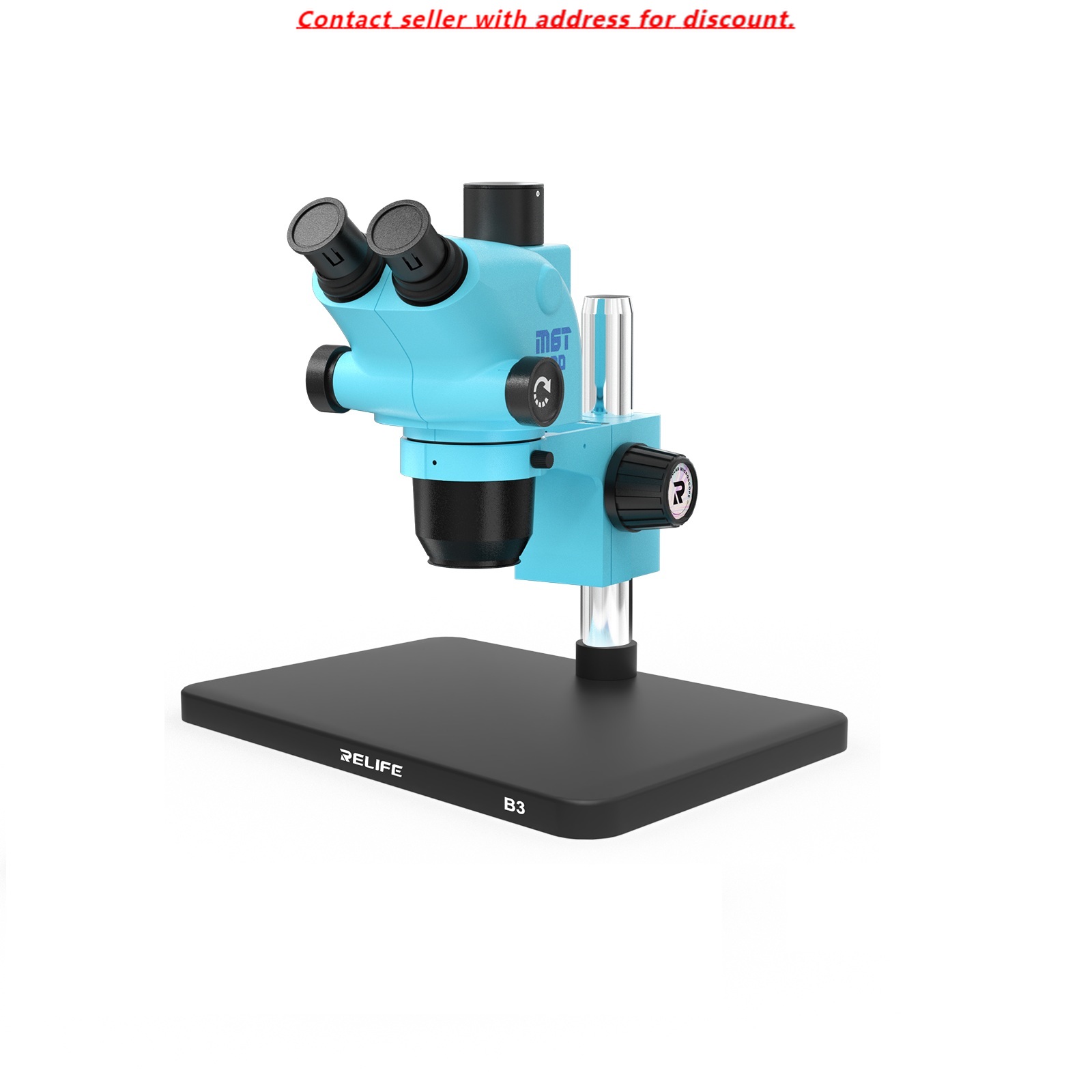 RELIFE RL-M6T Pro-B3 Trinocula - đánh giá và giá Stereo Trinocular Microscope Pcb