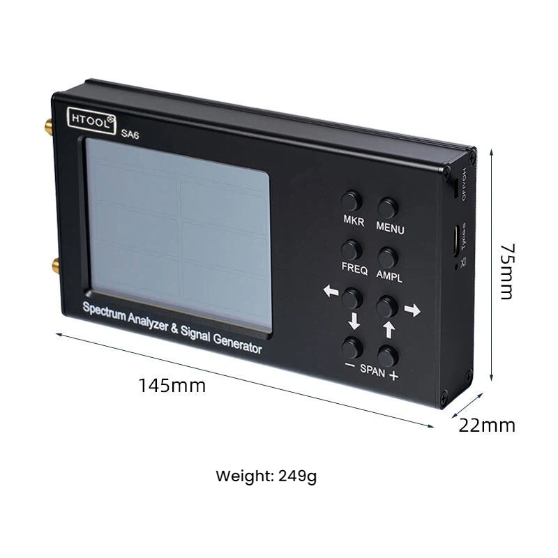 Handheld Spectrum Analyzer 35M - đánh giá và giá Signal Generator Spectrum Analyzer