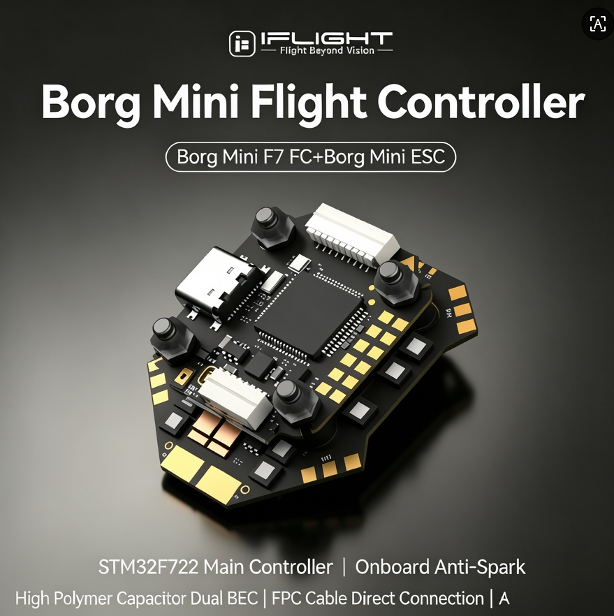IFlight Borg F7 Mini Stack ICM - đánh giá và giá Fpv Flight Controller F7 Stack 60A