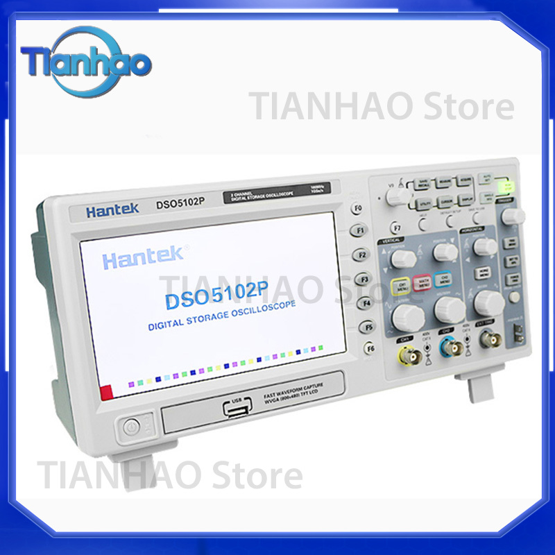 for Hantek DSO5102P Digital St - đánh giá và giá Digital Storage Oscilloscope 100Mhz