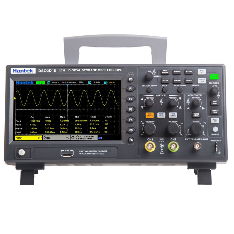 New In stock Hantek DSO2C10 2  - đánh giá và giá Digital Storage Oscilloscope 100Mhz