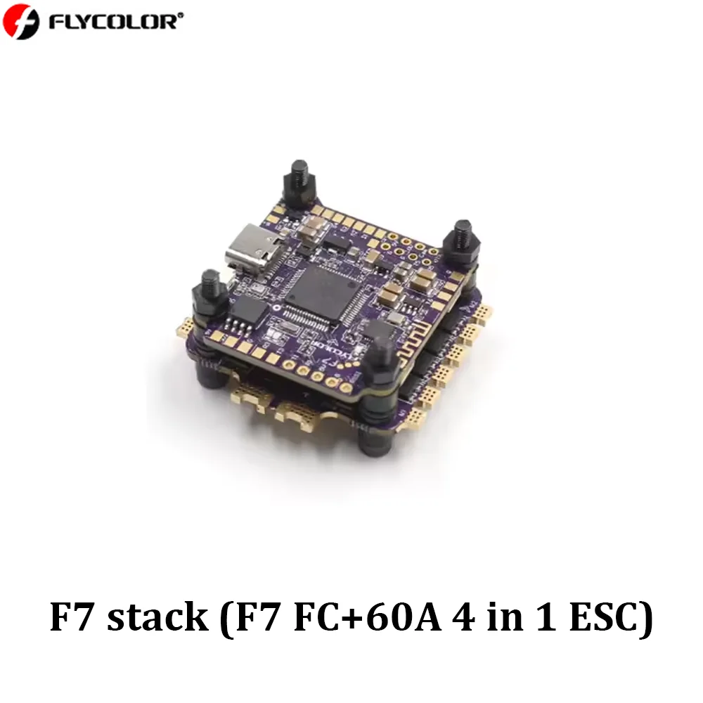 HobbyFIy Flycolor X-TOWER 2 F7 - đánh giá và giá Fpv Flight Controller F7 Stack 60A