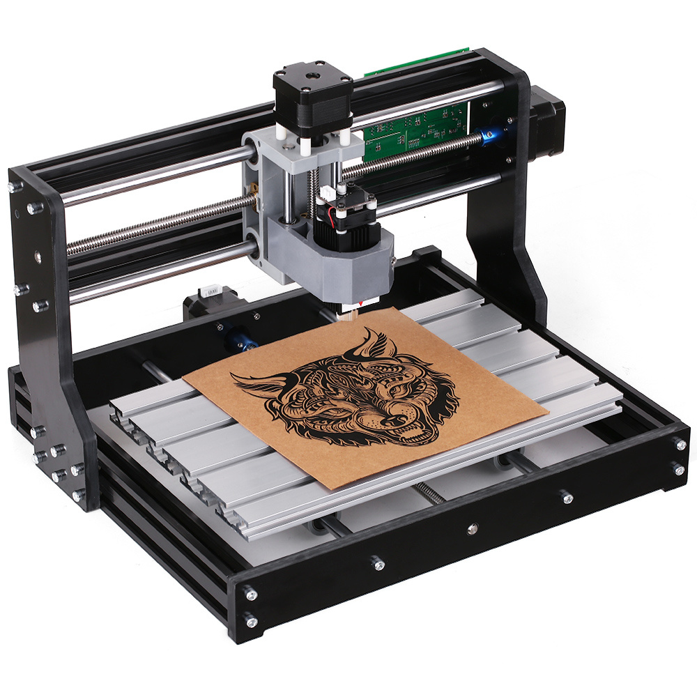 CNC 3018 PRO Laser Khắc Gỗ CNC - đánh giá và giá Mini Laser Engraver Cnc Router
