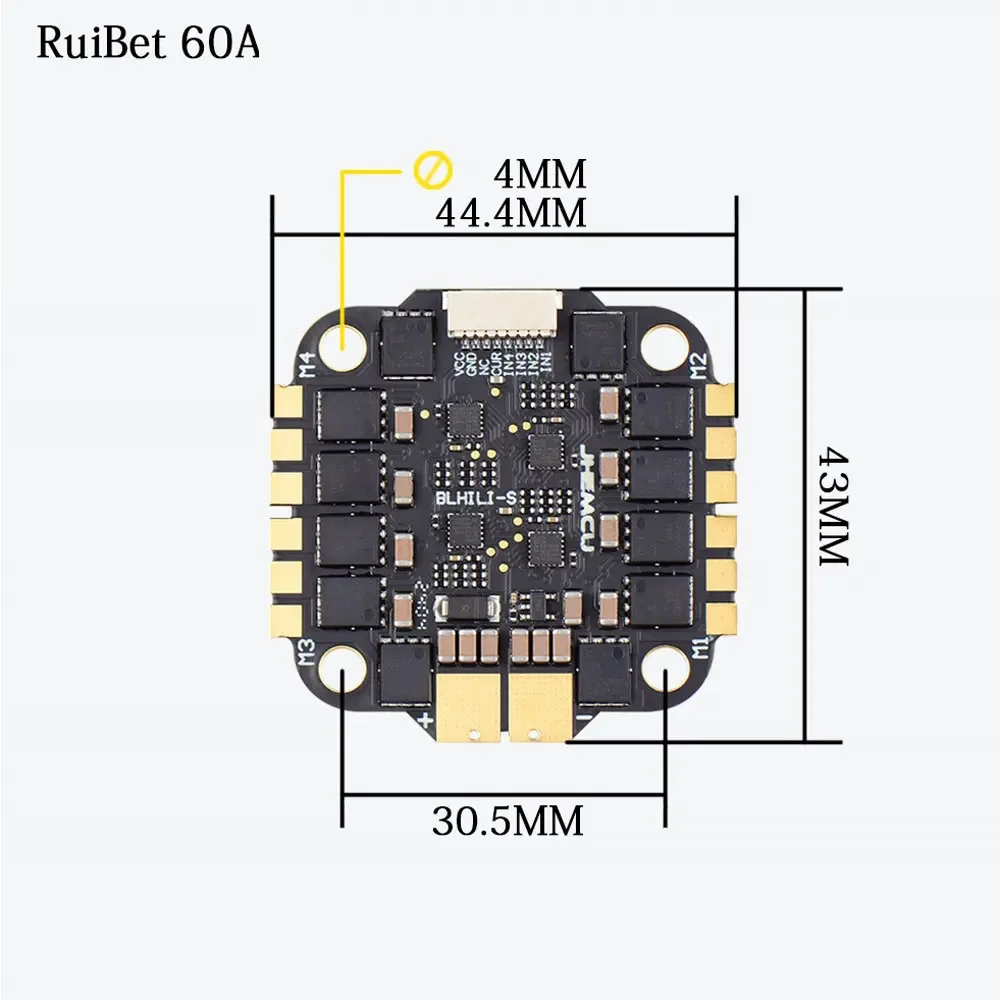 JHEMCU F7 F722 Flight Controll - đánh giá và giá Fpv Flight Controller F7 Stack 60A