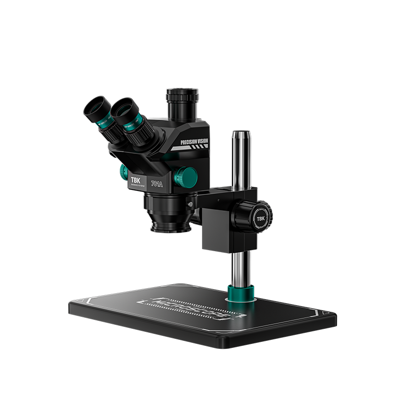 TBK 701A Trinocular Stereo Mic - đánh giá và giá Stereo Trinocular Microscope Pcb