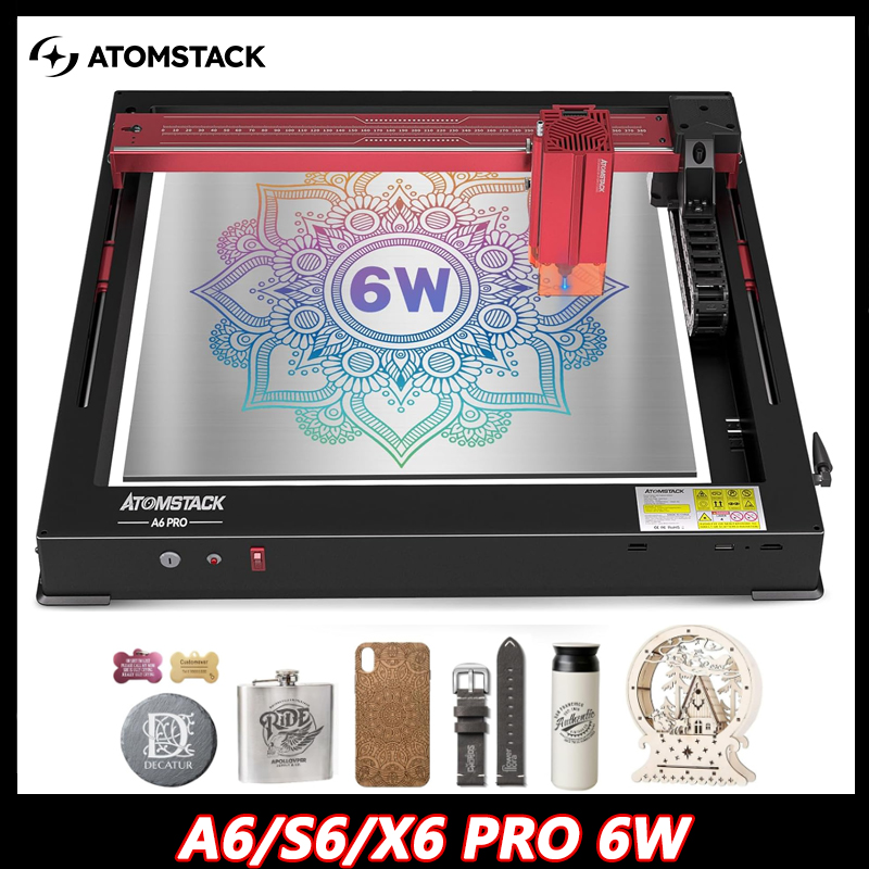 Atomstack A6 X6 S6 Pro 50W Cnc - đánh giá và giá Mini Laser Engraver Cnc Router