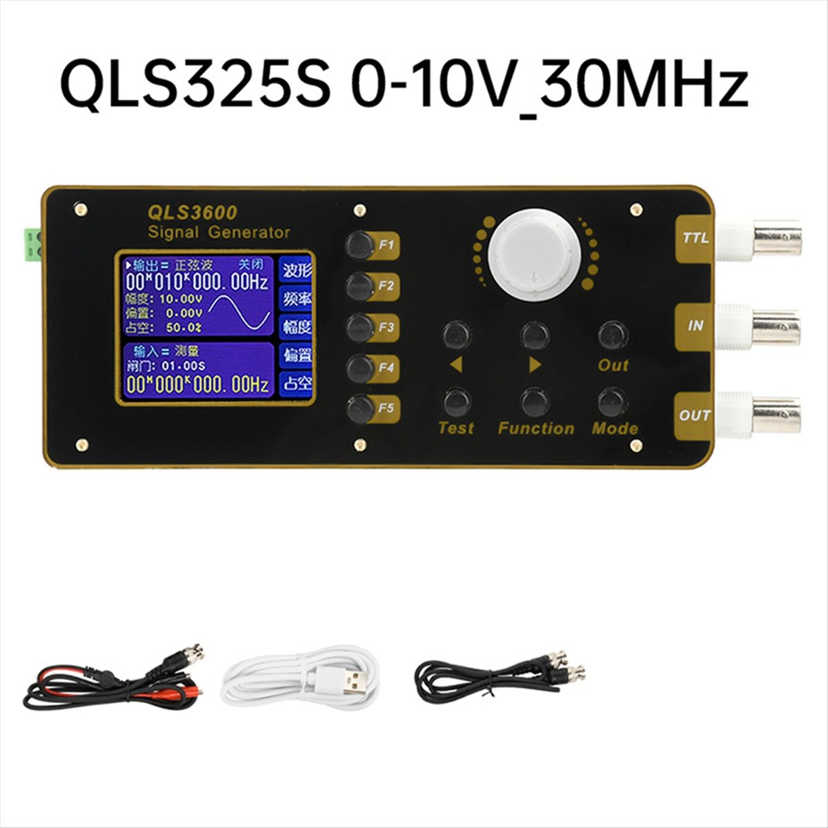 M85K QLS325S 2.4 Inch DDS Func - đánh giá và giá Function Arbitrary Waveform Generator
