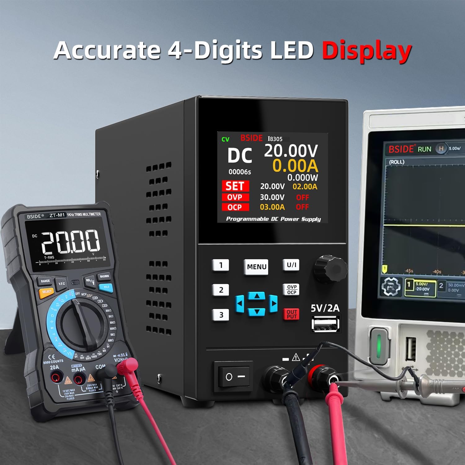 BSIDE DC Laboratory Regulated  - đánh giá và giá Programmable Dc Power Supply 30V 10A