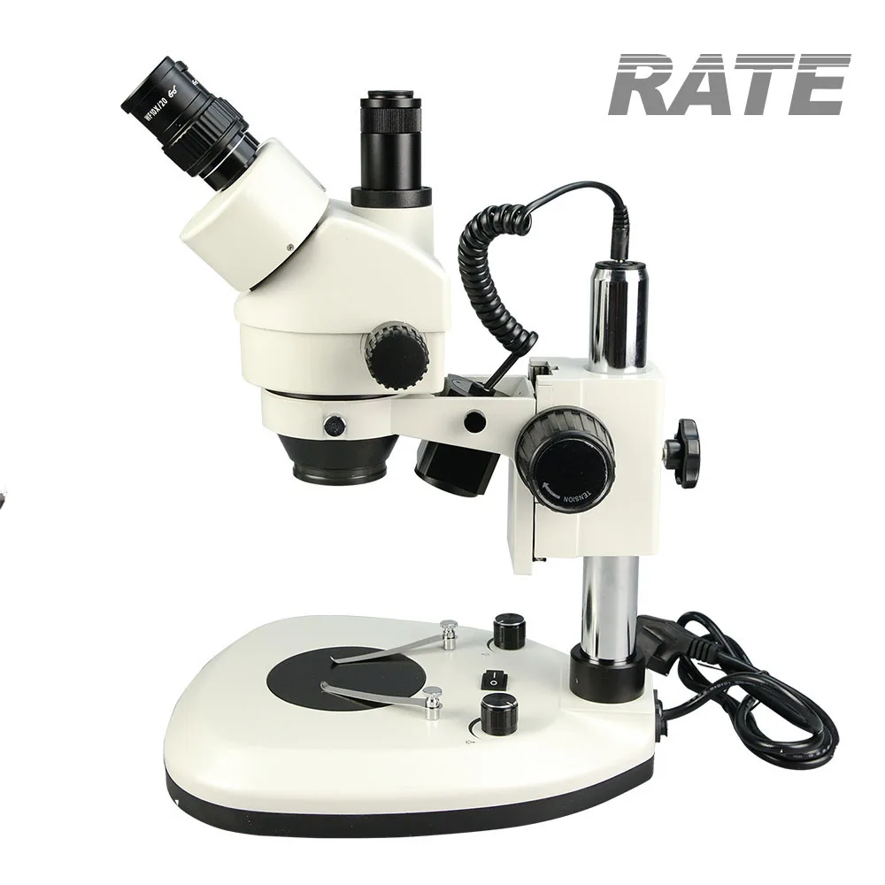 Factory 7x-45x Optical Industr - đánh giá và giá Stereo Trinocular Microscope Pcb