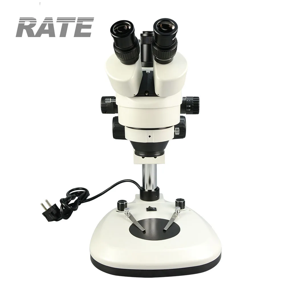 Factory 7x-45x Optical Industr - đánh giá và giá Stereo Trinocular Microscope Pcb
