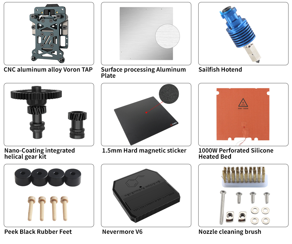 OYLP FYSETC Newest CoreXY 3D P - đánh giá và giá Voron 2.4 R2 Kit
