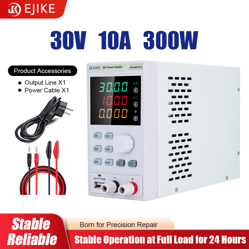 EJIKE DC Power Supply 300W Pro - đánh giá và giá Programmable Dc Power Supply 30V 10A