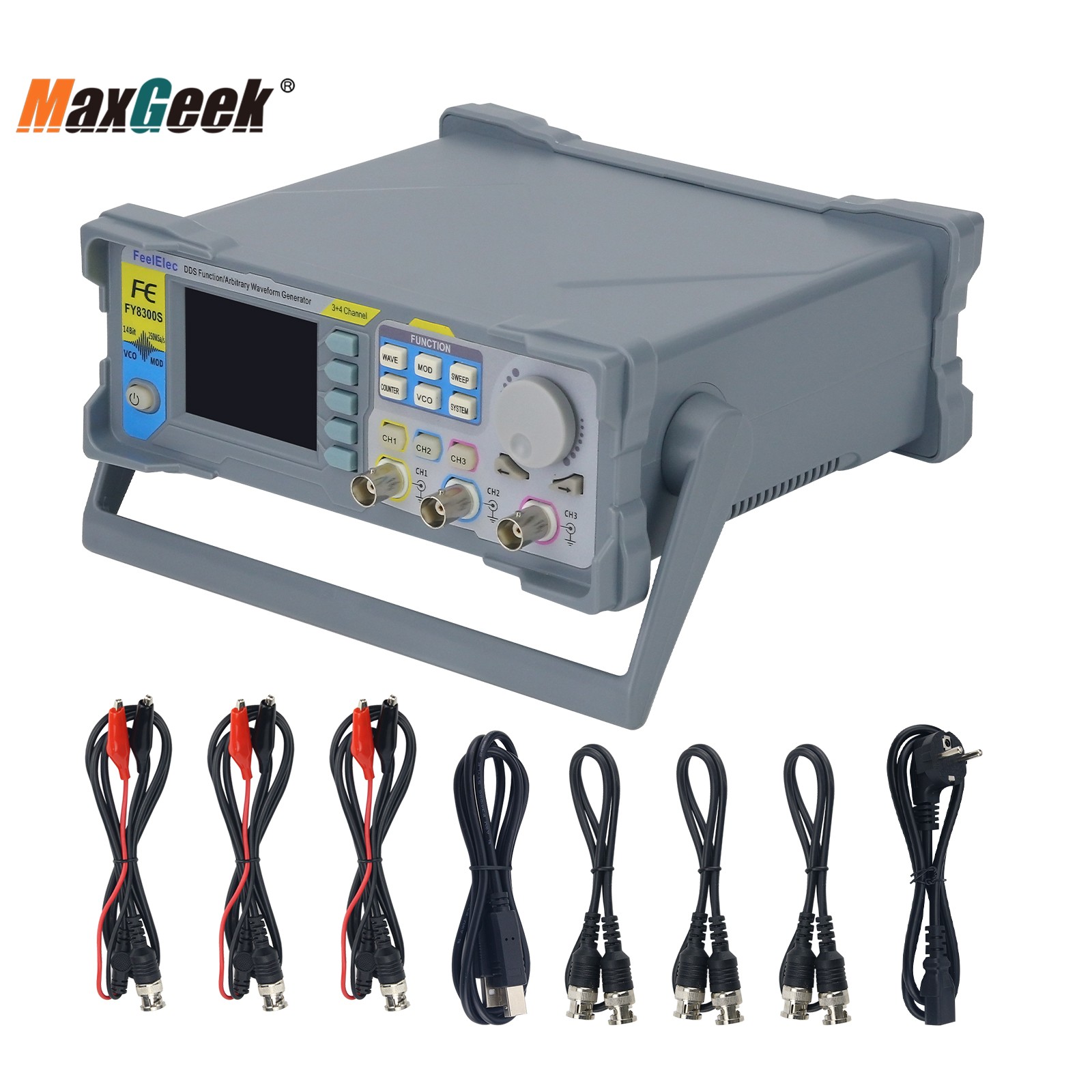 Maxgeek FY8300S-20M 20MHz 40MH - đánh giá và giá Function Arbitrary Waveform Generator