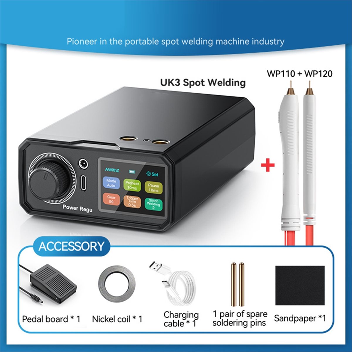 new trend! UK3 Portable Batter - đánh giá và giá Spot Welder 18650 Battery Pack