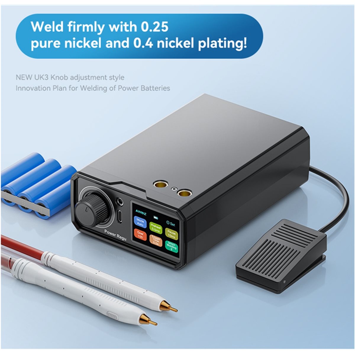 new trend! UK3 Portable Batter - đánh giá và giá Spot Welder 18650 Battery Pack