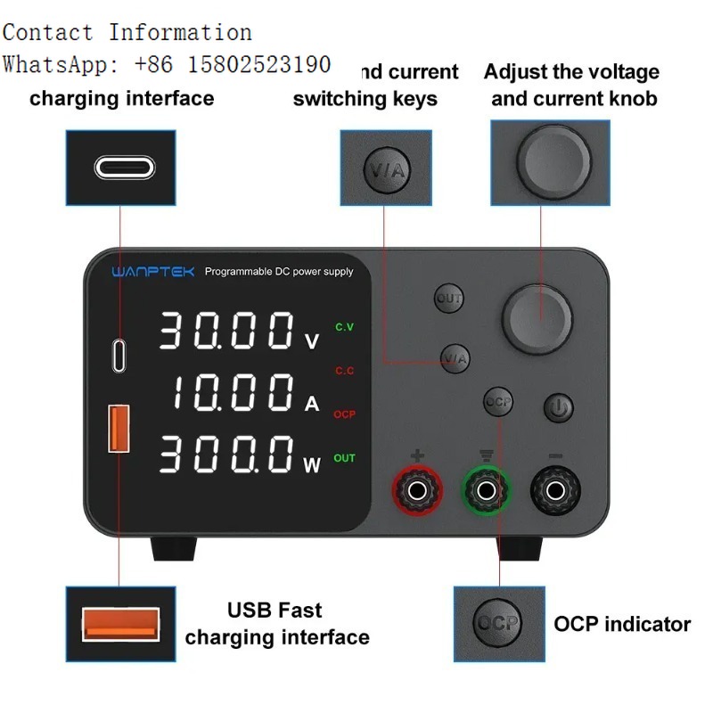 TPS3010 30V 10A Power Supply P - đánh giá và giá Programmable Dc Power Supply 30V 10A