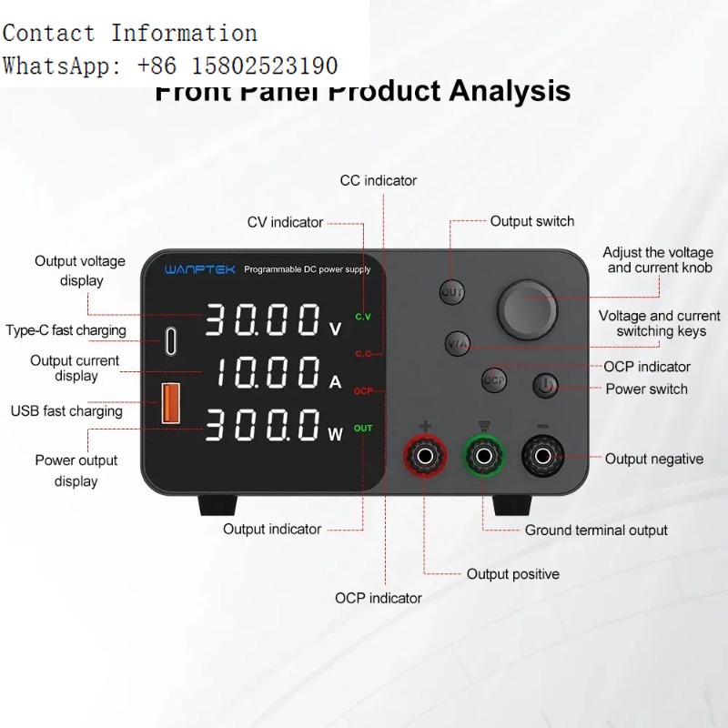 TPS3010 30V 10A Power Supply P - đánh giá và giá Programmable Dc Power Supply 30V 10A