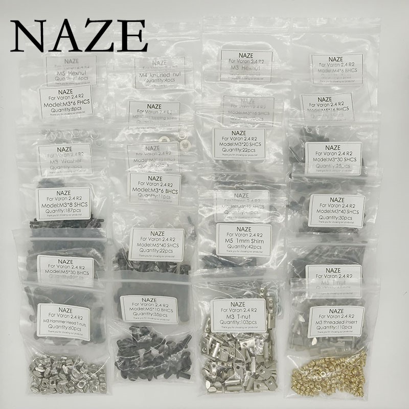 NAZE Voron2.4 3D Máy In R1/R2  - đánh giá và giá Voron 2.4 R2 Kit