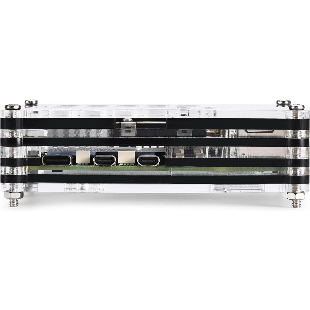 Acrylic Case with Active Coole - đánh giá và giá Raspberry Pi 5 8Gb Kit